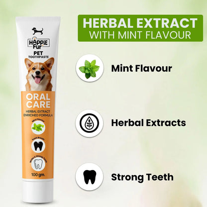 Richpet Mint Flavour Dog Toothpaste (100g) – Gently Removes Plaque & Tartar, Freshens Breath, and Supports Healthy Gums Richpet