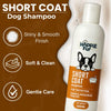 Richpet Short Coat Shampoo for Dogs & Cats (300ml) – Gentle Short Coat Dog Shampoo with Inbuilt Conditioner, Nourishing Formula for Soft, Smooth, Silky & Shiny Fur (Shampoo + Scrubber) Richpet