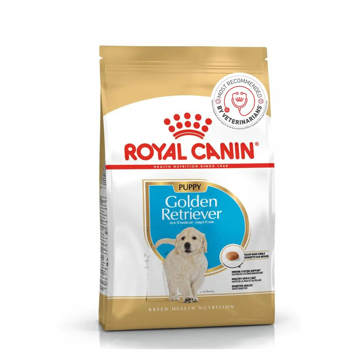Royal Canin Golden Retriver Puppy Food, Dry Food, Helps with Healthy Skin & Coat, Supports Immune System & Digestive Health, 3 Kg ROYAL CANIN