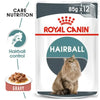 Royal Canin Hairball Care for Cats, Pack of 12 Sachet, Wet Food, Reduces Hairball Formation, Proven Results in 14 Days, Adult ROYAL CANIN