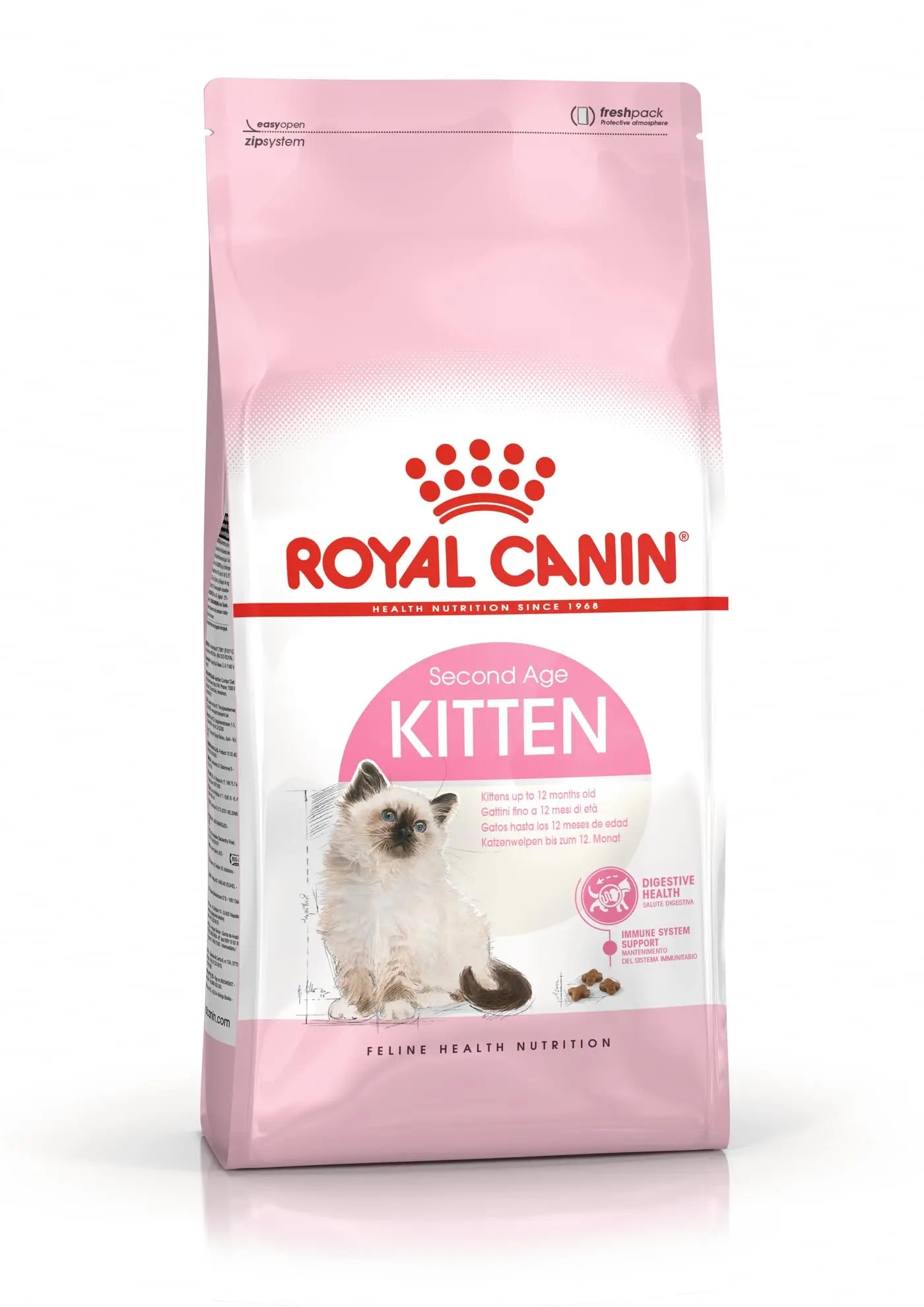 Royal Canin Second Age Kitten Food, 400 Grams, Dry Food containing Antioxidants with no artificial colors & flavors, Supports Brain Development & Microbiome, Promotes a strong Immune System ROYAL CANIN