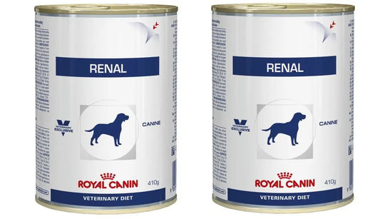 Royal Canin Veterinary Diet Renal Dog Can 410 g (Pack of 2), Adult, dry ROYAL CANIN