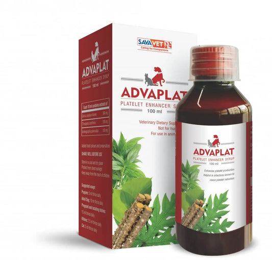 SAVAVET ADVAPLATE Platelet Enhancer Syrup for Dogs (200ml) Fifozone