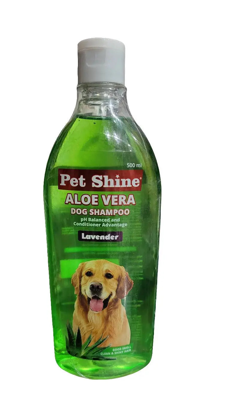 SKY EC PetShine Aloe vera Lavender Dog Shampoo 500ml Amanpetshop-