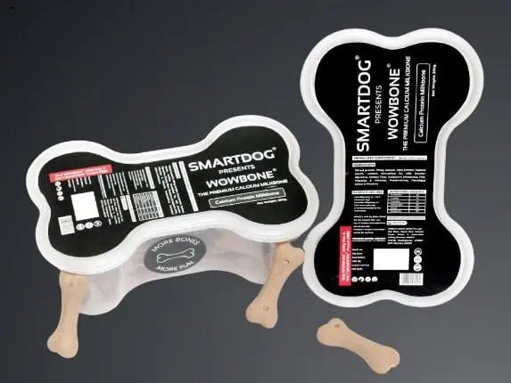 SMARTDOG WowBone Premium Calcium MilkBone Treat for All Breeds with Free Smartstix (Calcium) OHPL