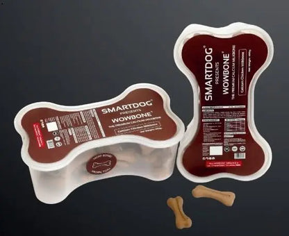 SMARTDOG WowBone Premium Calcium MilkBone Treat for All Breeds with Free Smartstix (Calcium) OHPL