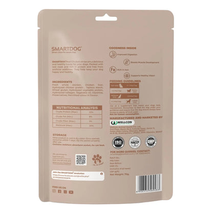 SmartDog Real Chicken Meat Strips Dog Treats, 70g SMARTDOG