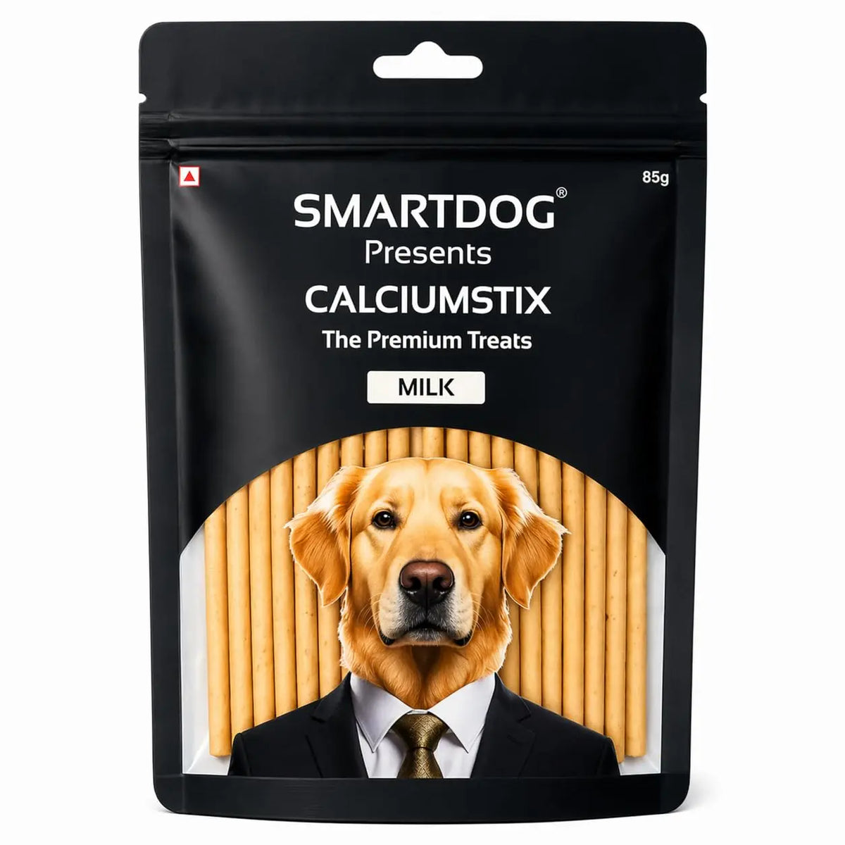Smartdog CalciumStix for Dogs, Milk Flavour | Calcium-Rich Soft Chew Sticks for Strong Bones & Teeth | Healthy Dog Treat | All Breeds | 85 g SMARTDOG