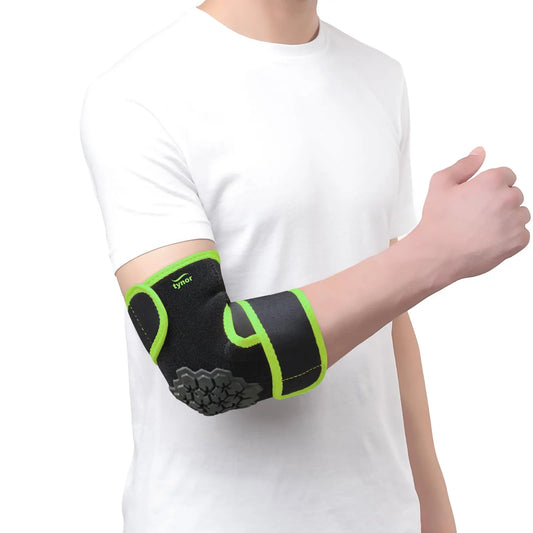 TYNOR Elbow Wrap Neo, Black & Green, Universal, 1 Unit TYNOR