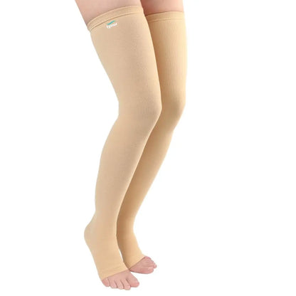 Tynor Compression Stocking Mid Thigh Classic, Beige, Small, Pack of 2 TYNOR