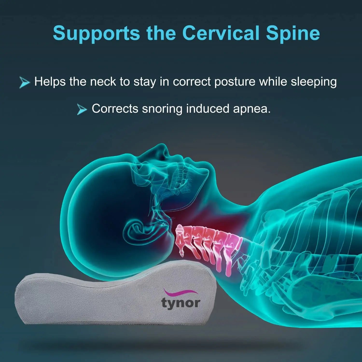 Tynor Universal Contoured Cervical Pillow TYNOR