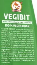 VEGIBIT 100% Vegetarian for Adult & Puppy 3 KG CANIFIT