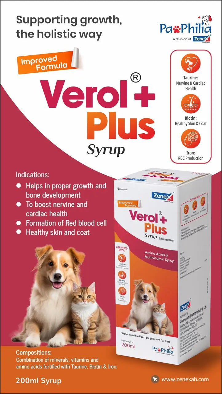 Verol plus syrup 200ml Amanpetshop-