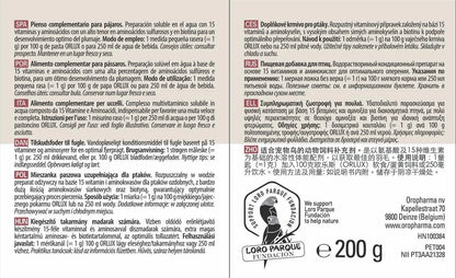 Versele-Laga 460208-Oropharma Muta-VIT, 200 g, All Life Stages, Powder, Bird Versele-Laga