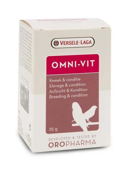 Versele-Laga Oropharma Omni-VIT Powder Feed Supplement for Birds 25 Gms,Adult Versele-Laga