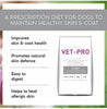 Vet Pro Skin & Coat Dog Food 3kg | Premium Formula for Healthy Skin & Shiny Coat | Omega 3 & 6, Essential Nutrients | Suitable for All Breeds & Ages 3 KG Amanpetshop-