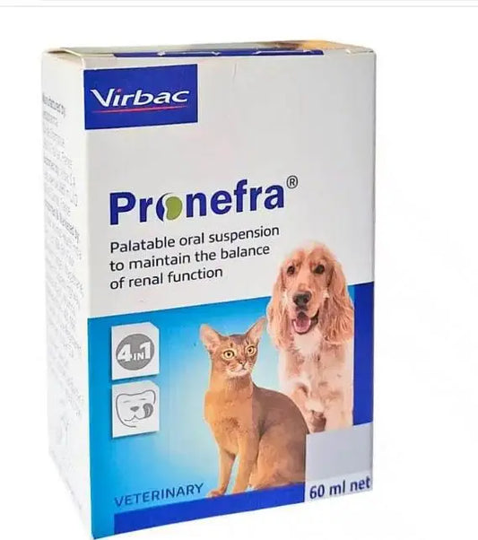 Virbac Pronefra 60ml for dogs and cats Amanpetshop