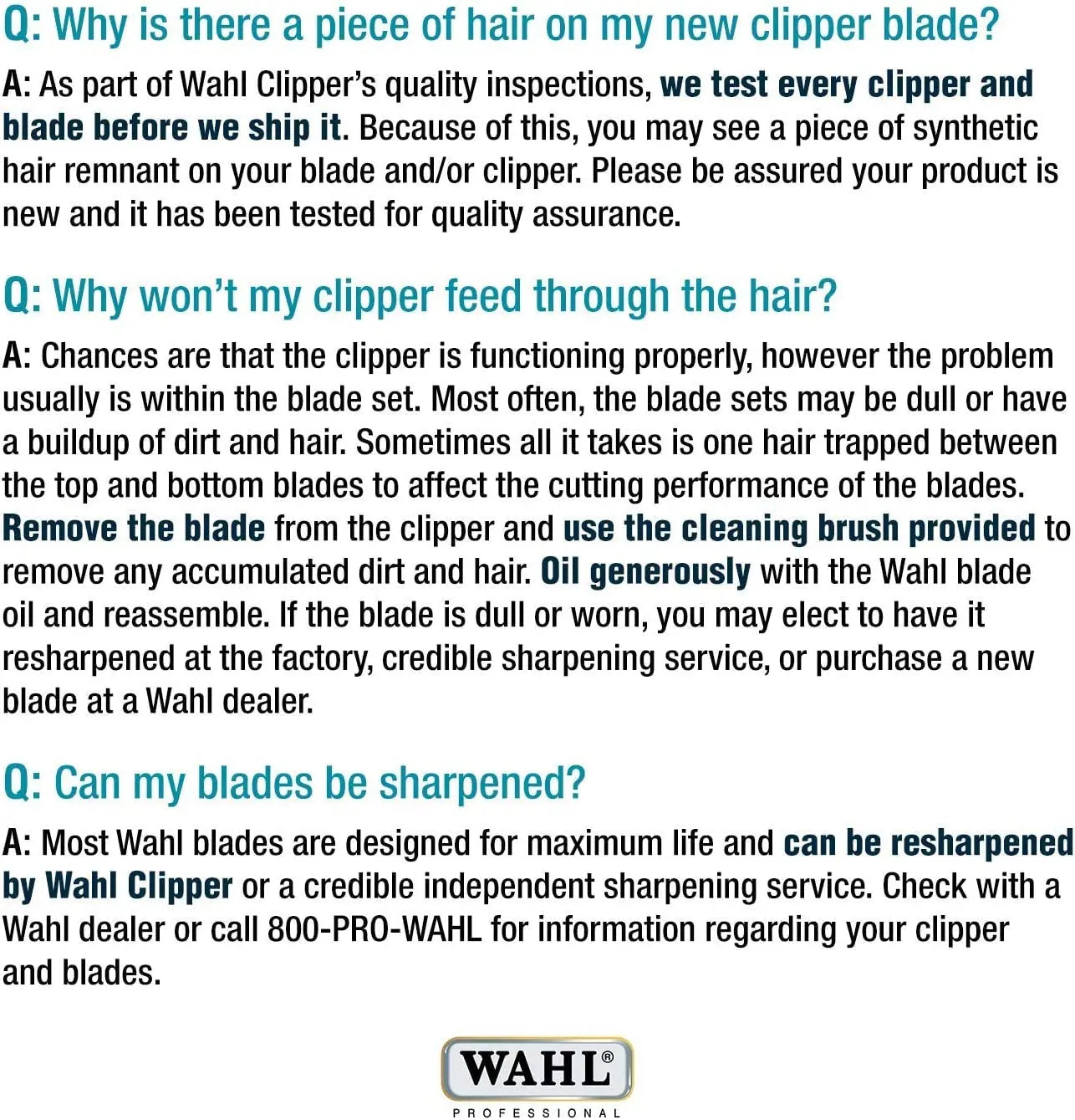 Wahl Professional Animal Number 10 Ultimate Blade (1/16inch), 02358-524 Wahl