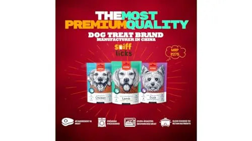 Wanpy Oven - Roasted Chicken Jerky Chips Dog Treats 100g (Pack of 3) with Free Jerhigh Treat 20g by Sniff N Licks Sniff N Licks