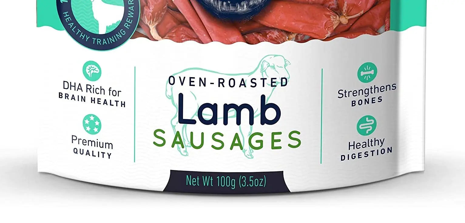 Wanpy Oven - Roasted Lamb Sausages (Pack of 2) Sold by DogsNCats Wanpy