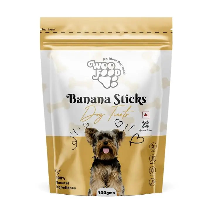 WooFood Banana Sticks Dog Treats Amanpetshop-