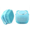 ZOIVANE Dog Bath Brush | Soft Silicone Bristles Pet Grooming/Bathing & Massage Brushes | Dog & Cat Accessories | Labrador, German Shepherd, Golden Retriever | Shampoo Dispenser Washing Brush-Pack of 1 ZOIVANE