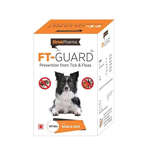 all4pets FT-Guard Tablets (Natural Protection from Fleas & Ticks),(for Dogs&Cats) all4pets