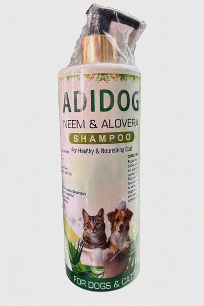 Adidog neem aloevera shampoo 500ml for dog and cats