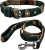 ADIOS 1.5 inch 3D Printed Dog Collar Belt, Dog Belt Specially for Big Dogs Adjustable Neck Size 51cm to 62cm Dog Collar Leash ADIOS
