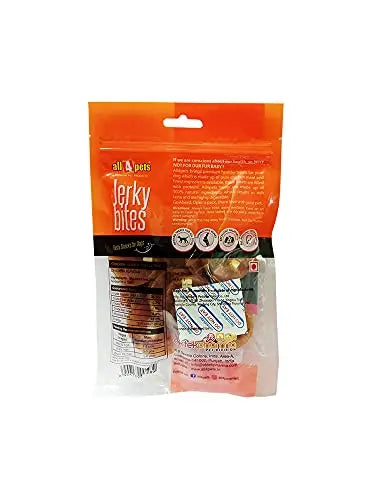 ALL4PETS Jerky Bites-Chicken Liver and Cheese Chips-100g all4pets