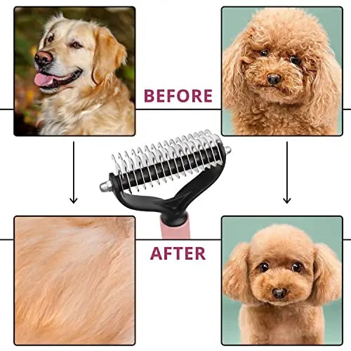Dematting dog outlet