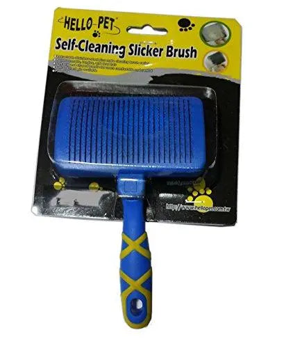 AdiDog Hello Pet Self Cleaning Slicker Brush Large Pupkart