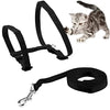 Adidog Cat and Small Pet Nylon Strap Collar with Adjustable Walking Harness Leash (Color May Very) PSK PET MART