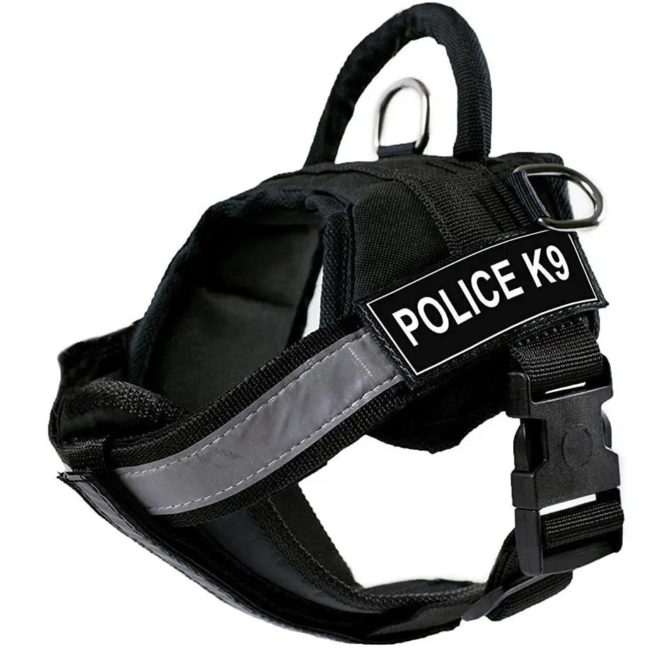 Adidog K9 Police Dog Harness Vest  (M- 22-28 Inch Girth, colour may vary) Amanpetshop
