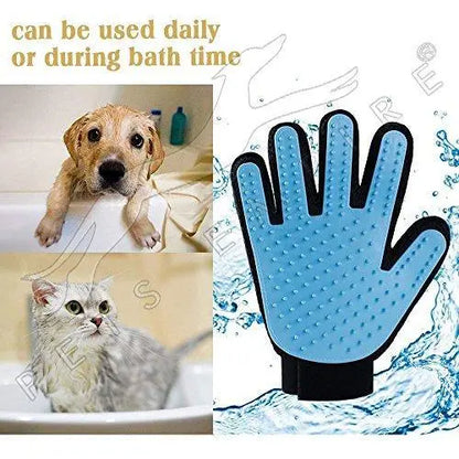 Adidog hair remover glove For Cat & Dog, Color May Vary Amanpetshop