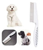 AlexVyan Long Handle with Small Teeth Nit Lice Terminator Comb For Humen Men Women and Pet Dog Cat Hair Rid Head lice Super density Stainless Steel Metal Teeth Remove Nits Brush Comb (Mix Color) Alexvyan