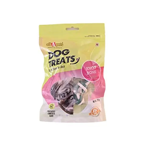 All4Pets Knot Bone Green Tea Flavour-100gm(for Puppies) all4pets