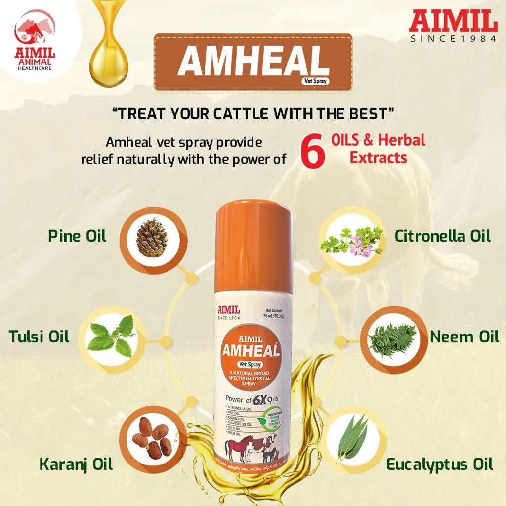 Amheal pet spray 75ml Amanpetshop