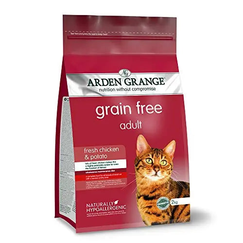 Arden Grange Chicken and Potato Grain Free Adult Cat Food, 2 kg Arden Grange