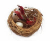 Asian Hobby Crafts Artificial Mini Birds with Nest (Pack of 5) Asian Hobby Crafts