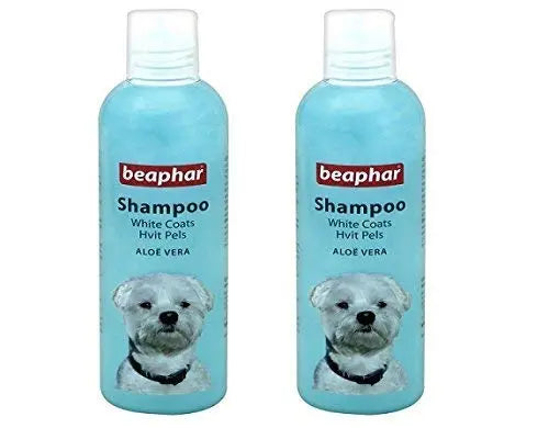 Beaphar Dog Shampoo for White Coat, 250ml amanpetshop