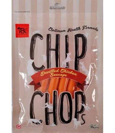 Chip Chops Devilled Chicken Sausages Dog Snacks, 75 g Amanpetshop