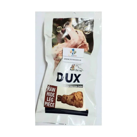 DUX Rawhide Leg Piece High Protein Dog Chew Pack of 2 Amanpetshop