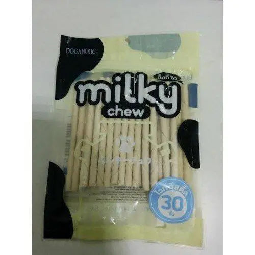 Dogaholic Milky Chews Sticks Dog Treat (30 Pieces) Amanpetshop
