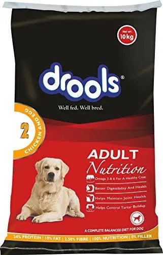 Drools Chicken and Egg Adult Dog Food, 10kg +2kg free Drools