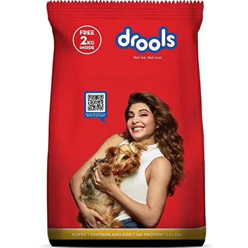 Drools Chicken and Egg Puppy Dry Dog Food, 20kg (+2 kg Free Inside), 22 kg Amanpetshop