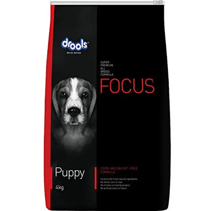 Drools Focus Puppy Super Premium Dog Food, 4kg Amanpetshop