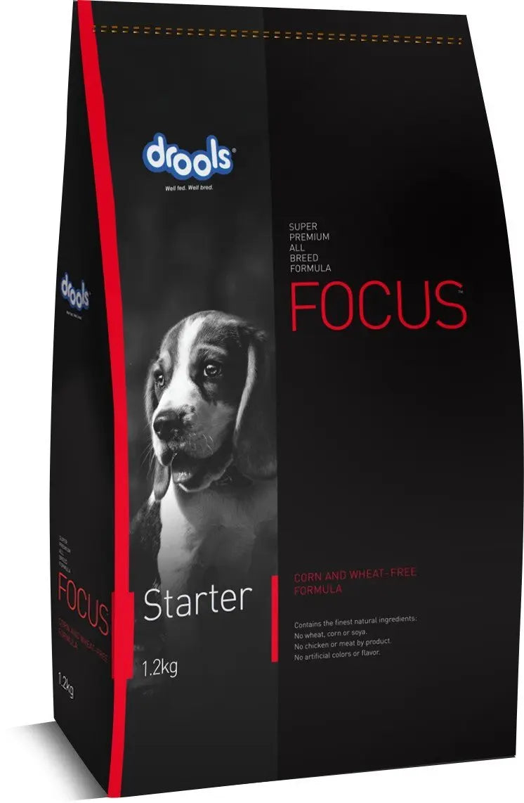 Drools Focus Starter Super Premium Dog Food, 1.2kg Amanpetshop