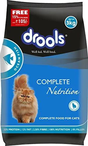 Drools Ocean Fish Cat Food, 1.1kg (15% Extra Free Inside*Limited Offer Stock) Drools