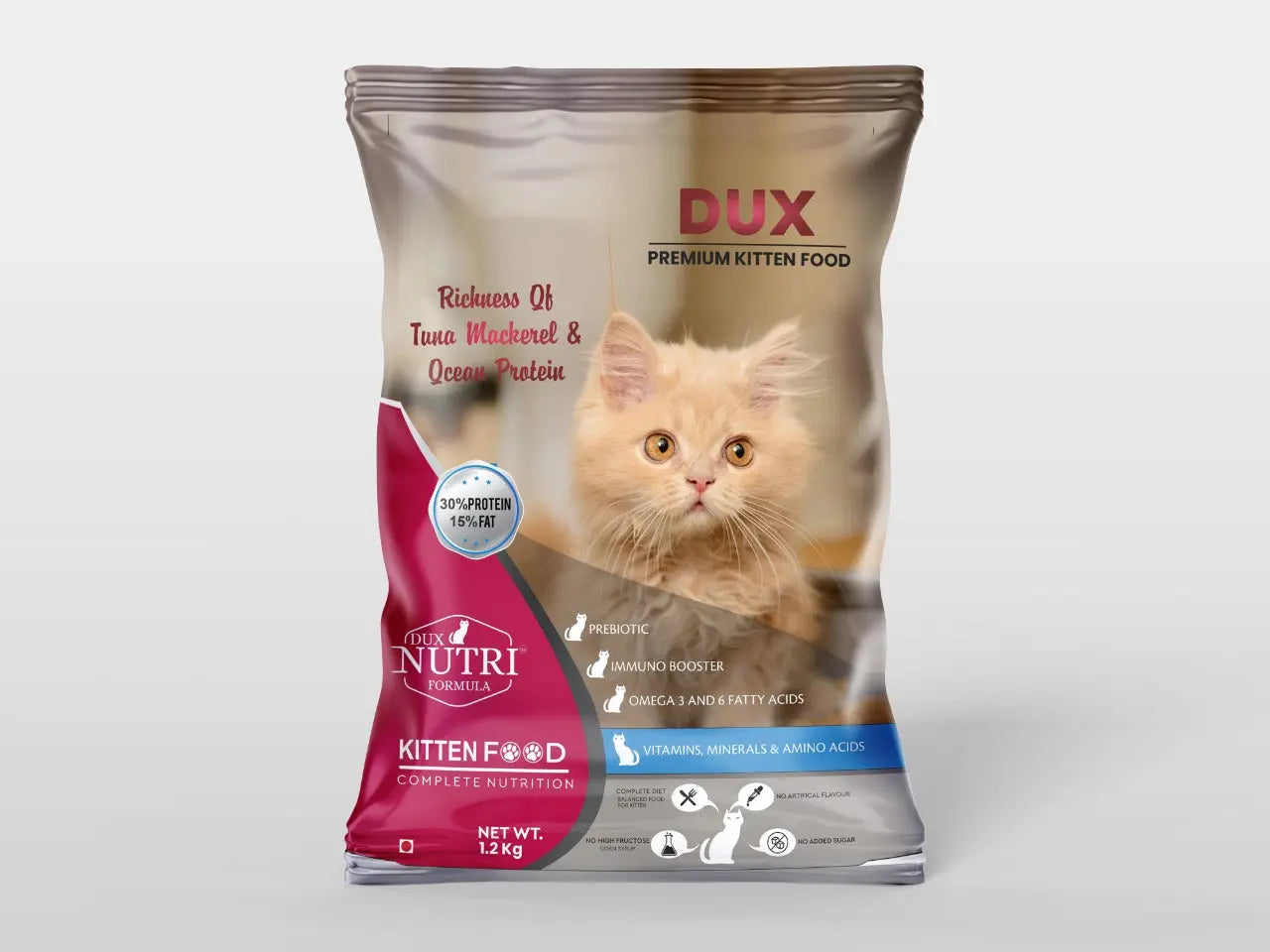 Dux Kitten Cat Food Chicken Food 1.2kg Amanpetshop-